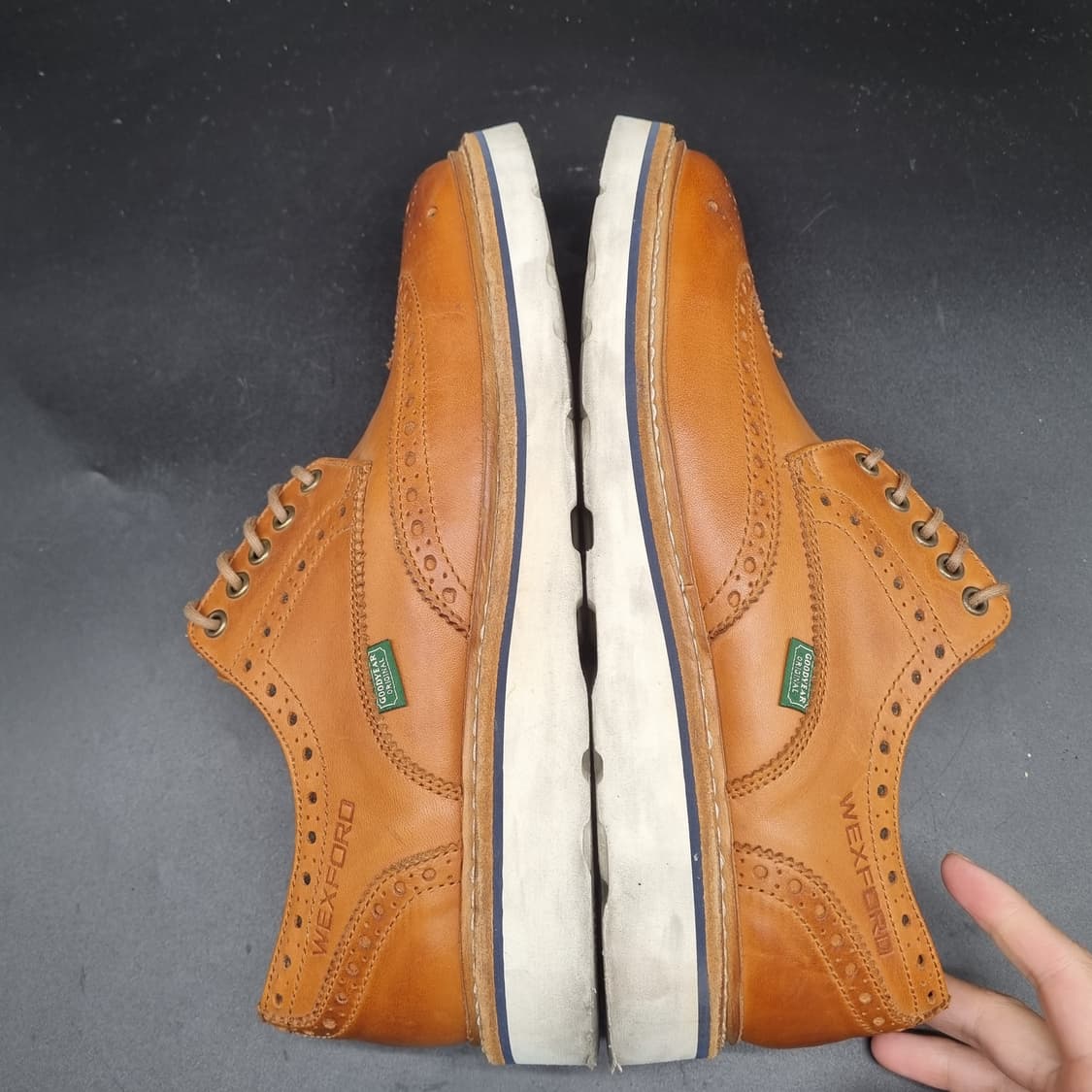 로버스 남성가죽더비슈즈 실사이즈270 상품이미지5