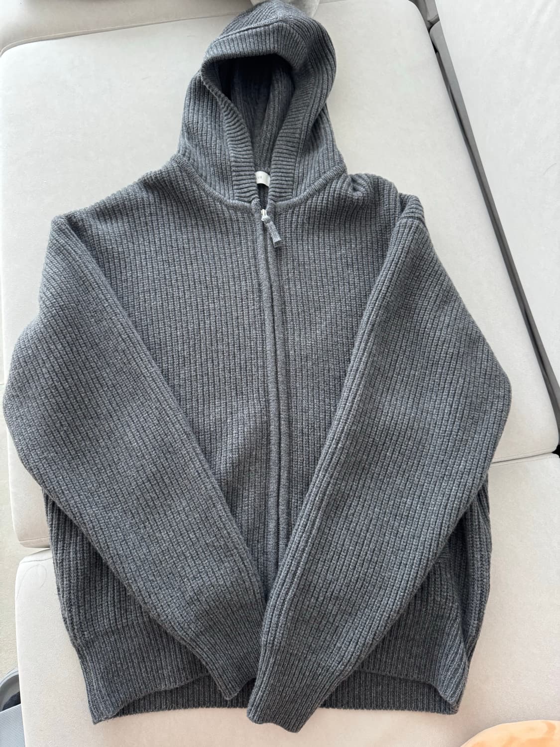 유니온블루 후드니트 다크그레이 판매 상품이미지3