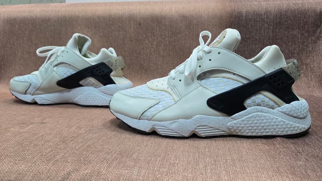 나이키 320mm- 에어 허라치 크레이터 프리미엄 라이트본 흰검 상품이미지4