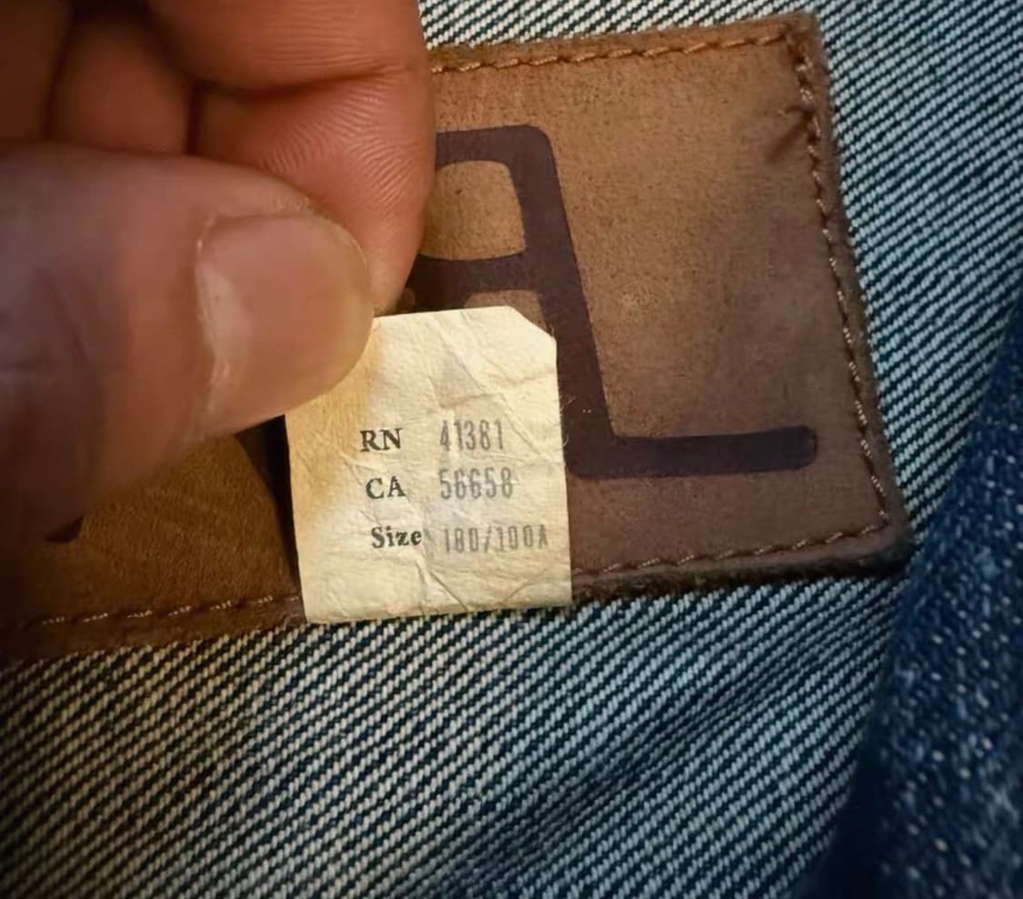 rrl 카우보이 데님자켓 L 상품이미지4