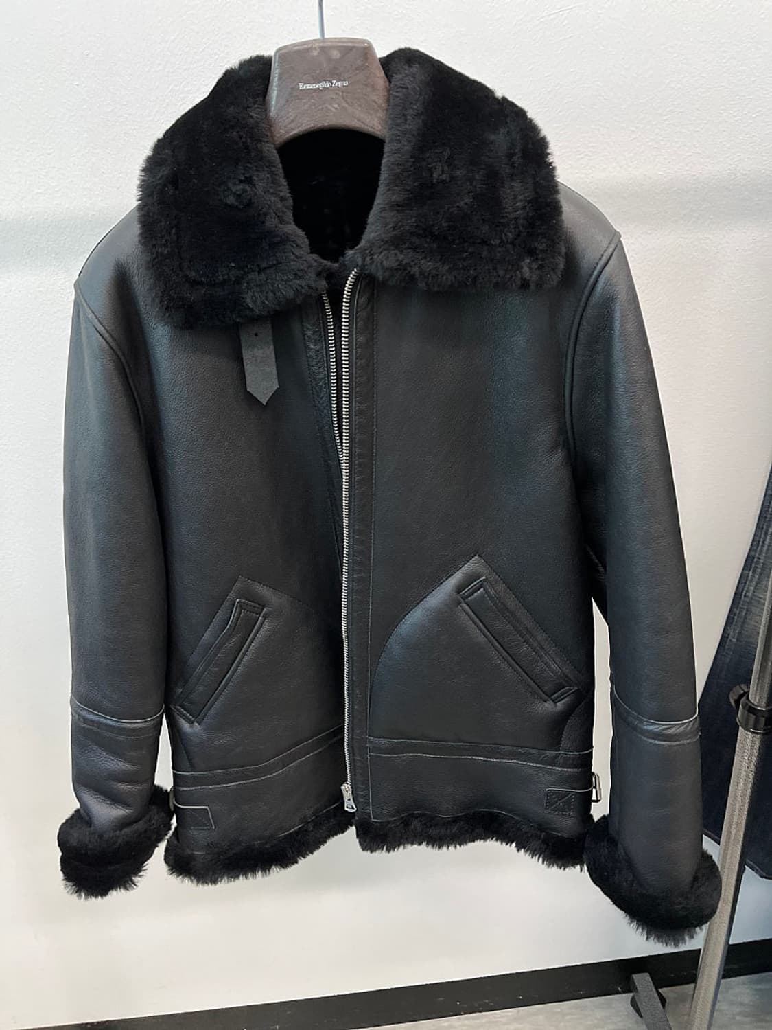 100) 엑스톤즈 B-3 양가죽 무스탕  상품이미지4