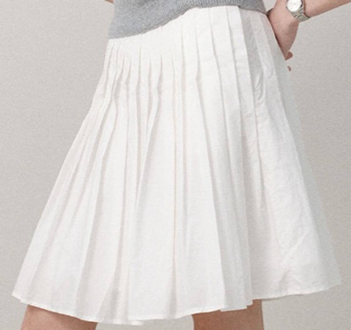 낫띵리튼 Sai cotton pleated skirt 상품이미지6