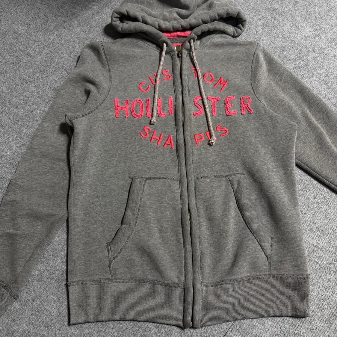홀리스터 그레이 후드집업 m 상품이미지2