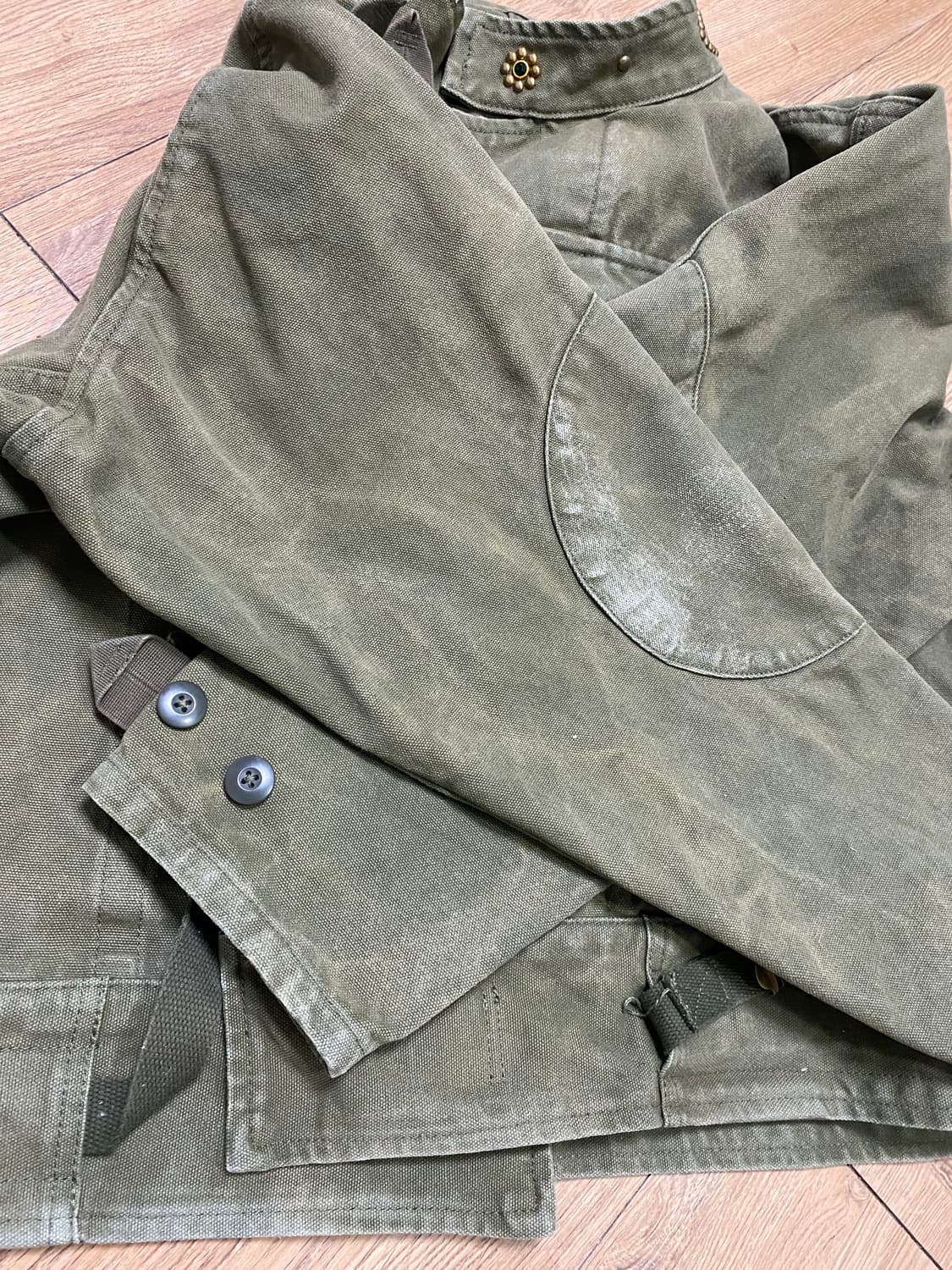 워시드 잼스톤 스웨덴 모터사이클 자켓 상품이미지9