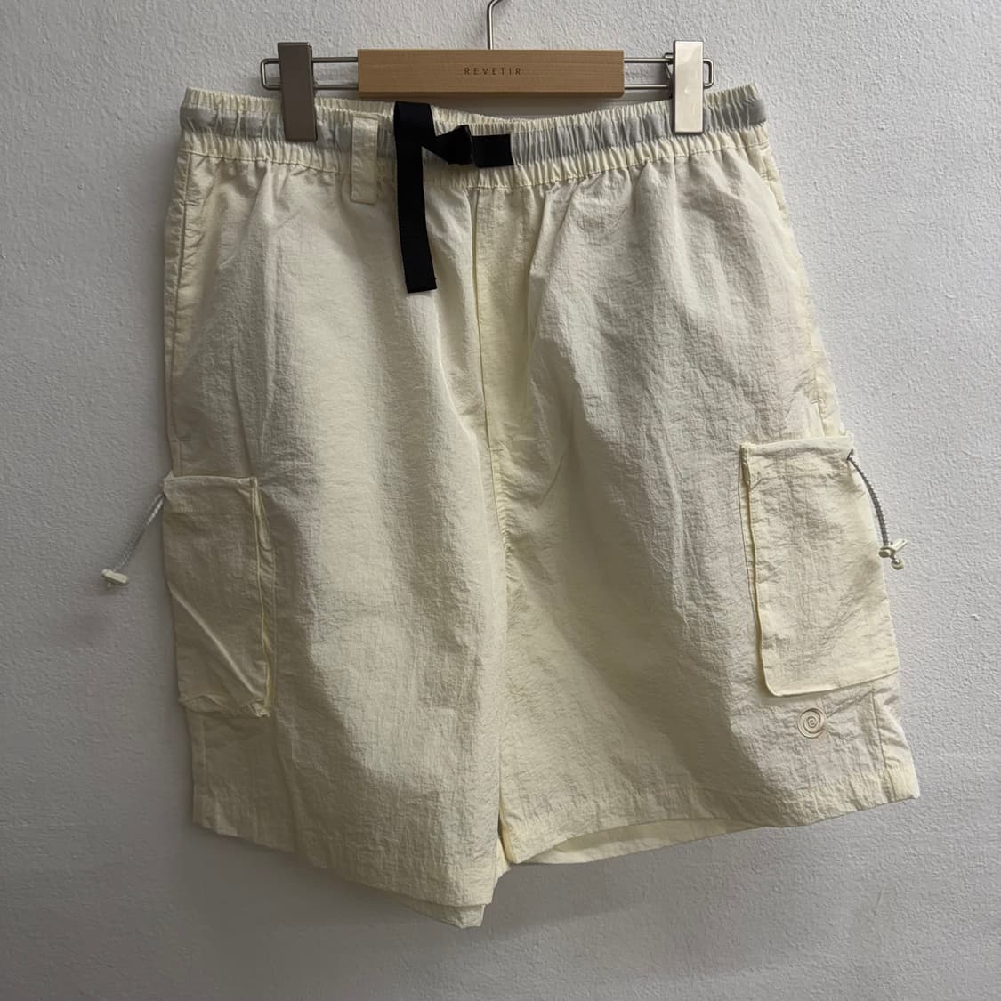 트레블 크림 나일론 반바지 L 상품이미지1