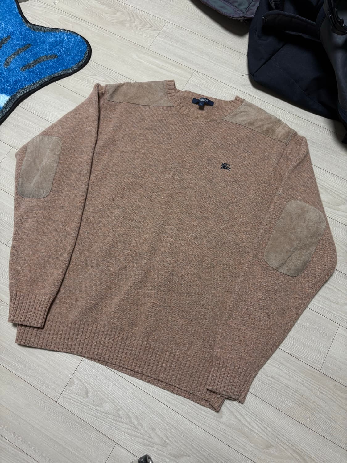 버버리 브라운 패치 니트, 스웨터 상품이미지1