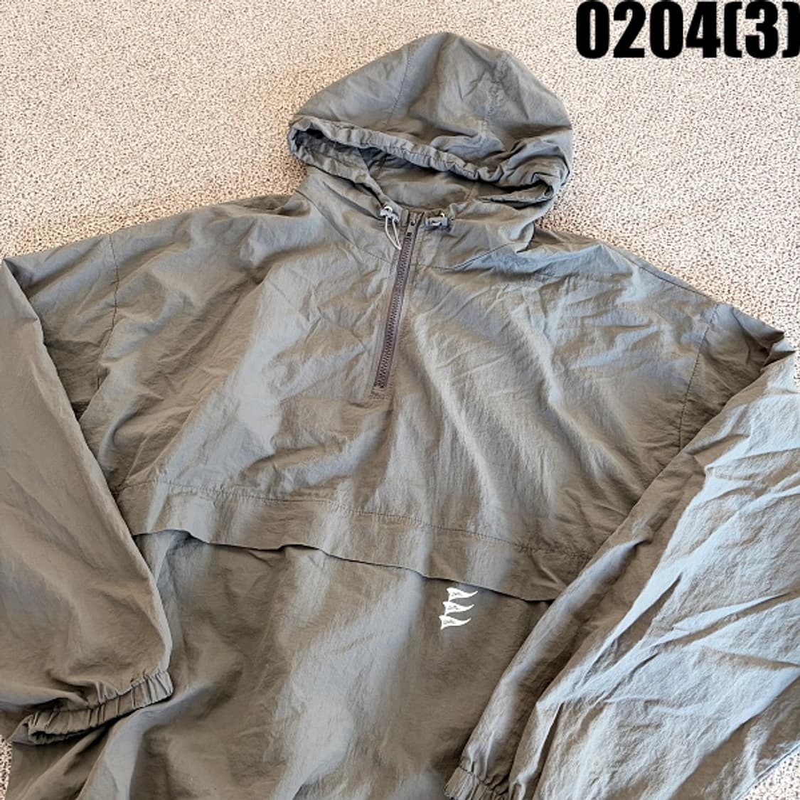 [L] 어반디타입 차콜 아노락 후드 바라막이 윈드브레이커 0204(3) 상품이미지2