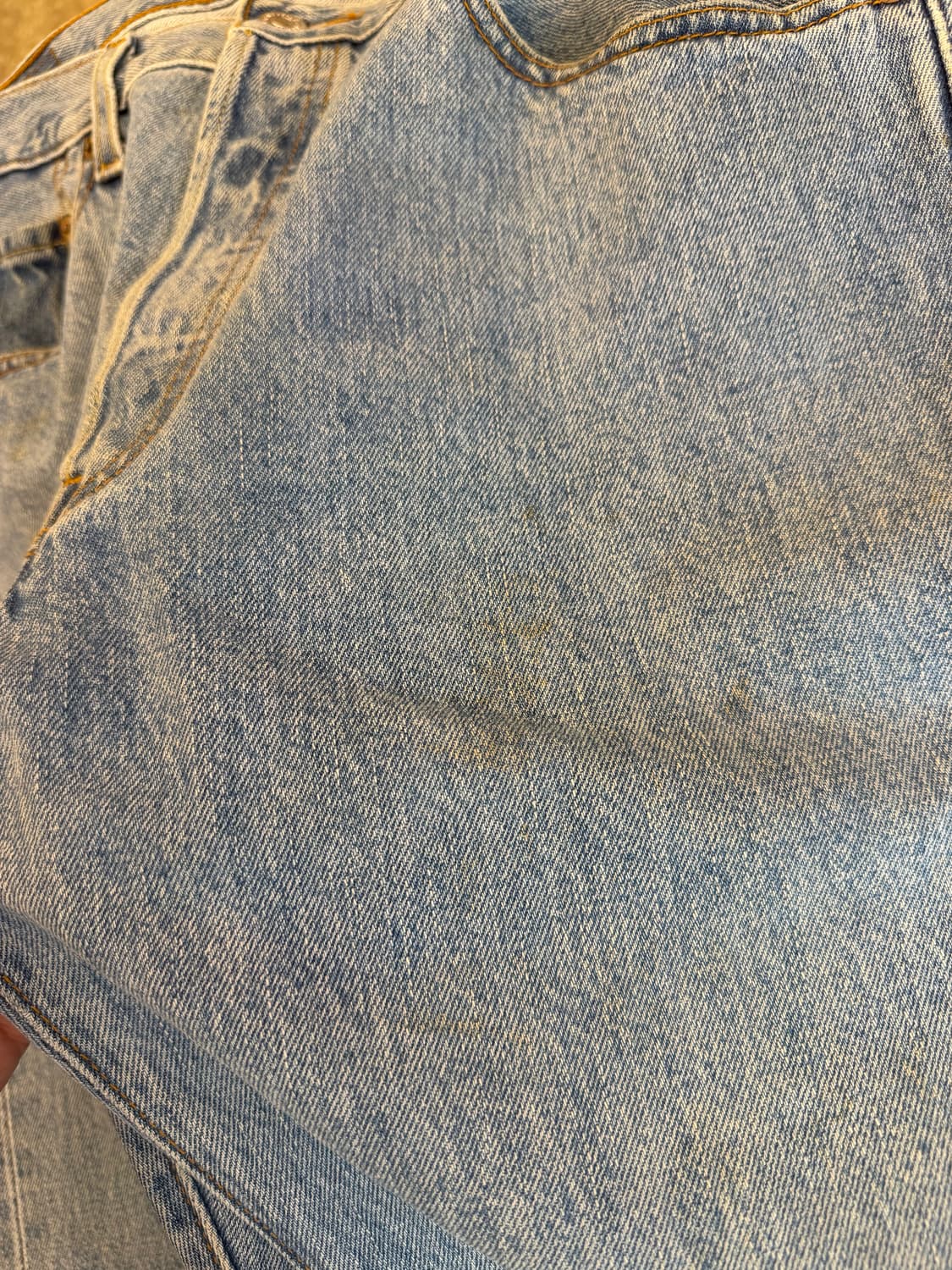 90‘s 리바이스 501 연청 데님 팬츠 상품이미지5