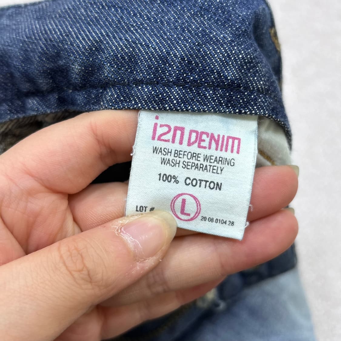 L i2n JEANS 남성 데님 반바지 0512E 상품이미지4