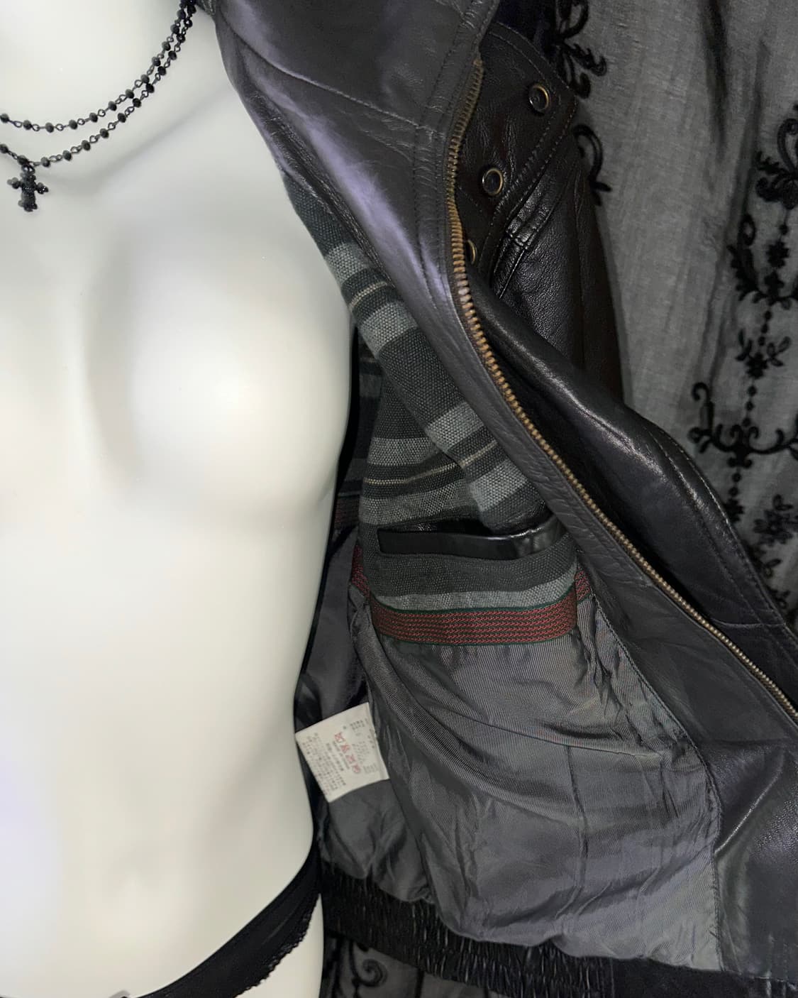 black sheepskin Bomber 상품이미지5