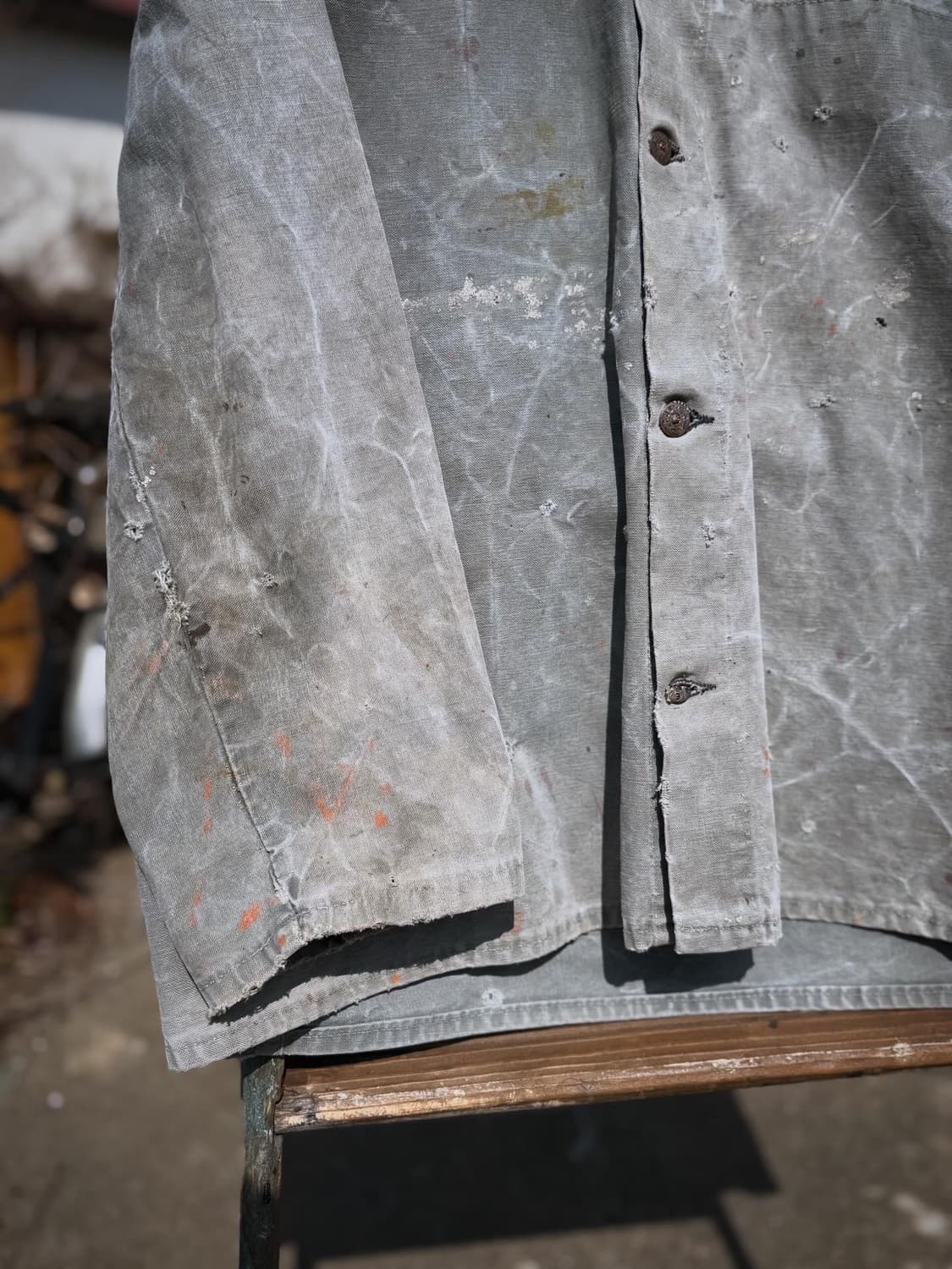 Vintage Hard Fade French Work Jacket  상품이미지7