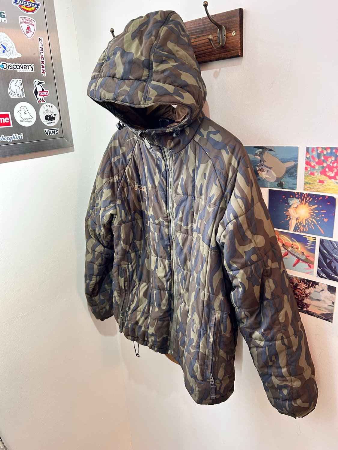 콜롬비아 카모플라쥬 패딩 상품이미지1