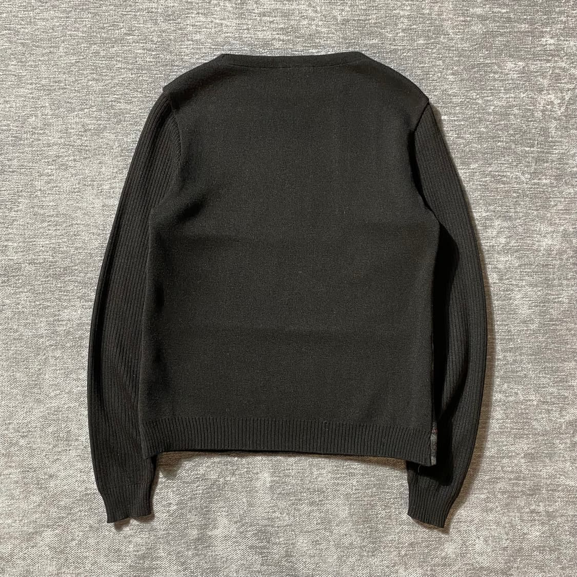 -Solid Homme 솔리드 옴므 우영미 체크 니트 상품이미지4