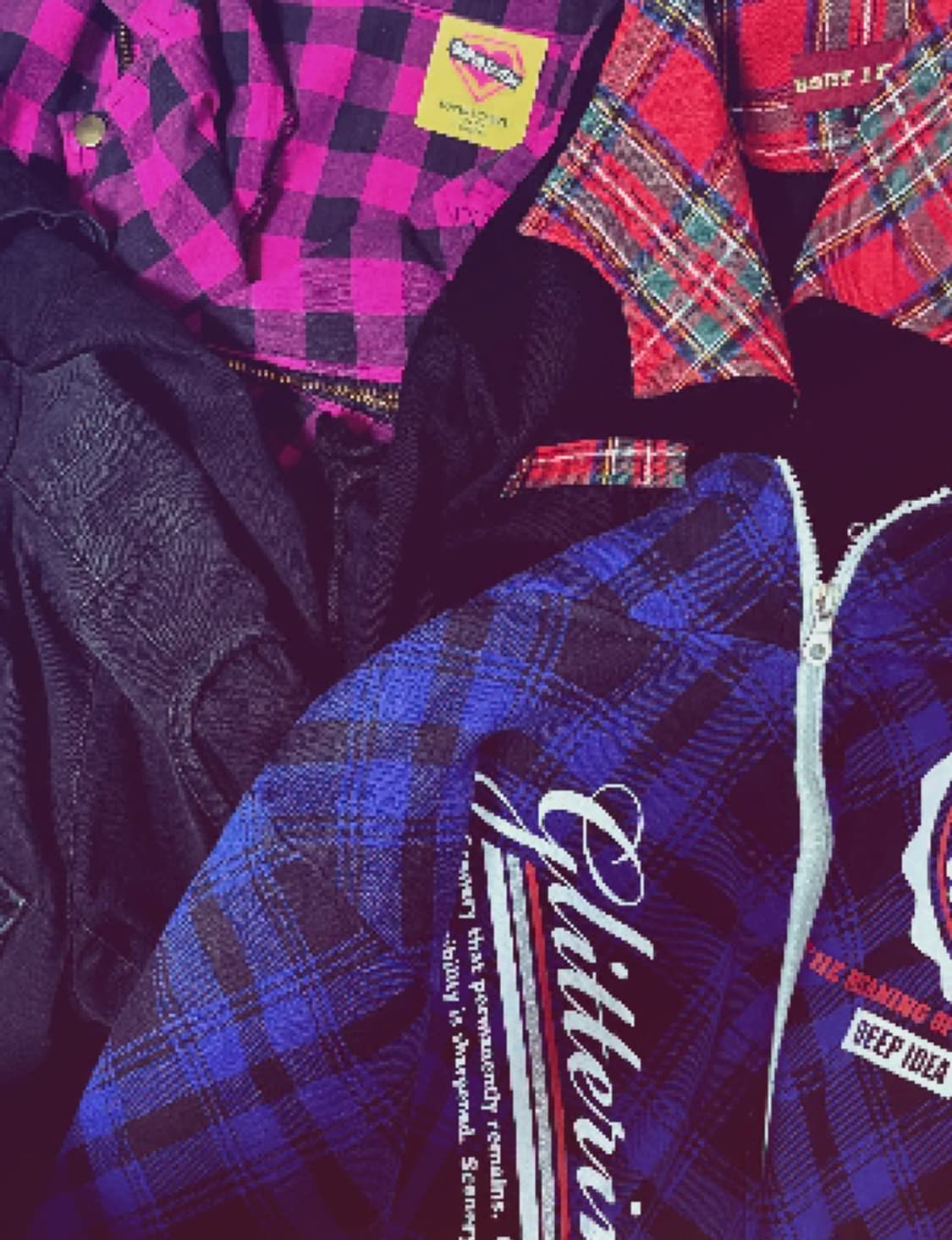 펑크 일괄 판매 바디라인 재킷 후드집업 상의 상품이미지2