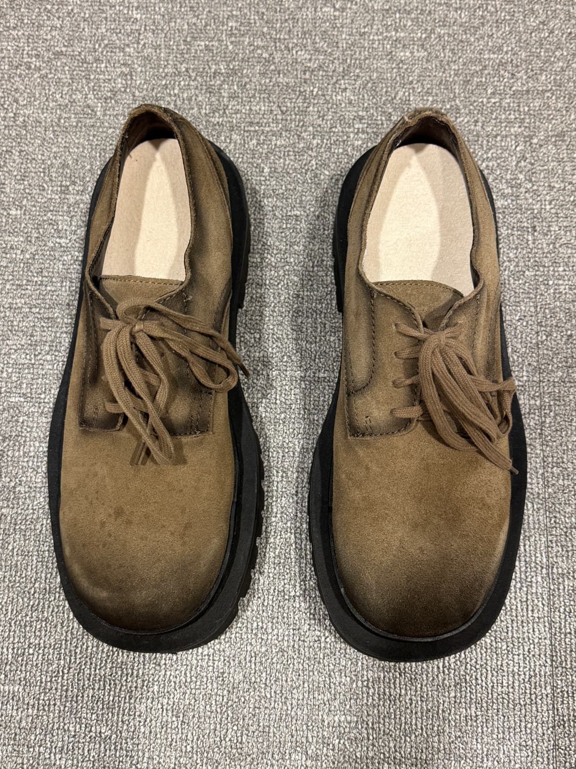 자라 스웨이드 워싱 더비 슈즈 43 상품이미지5