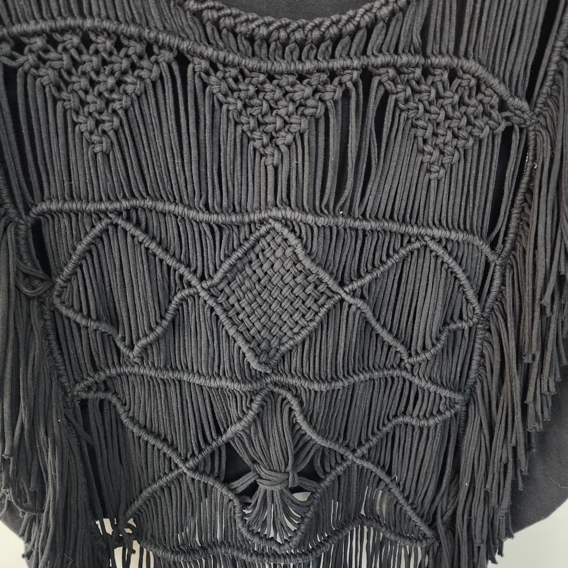 랄프로렌 블랙 프린지 티셔츠 상품이미지2