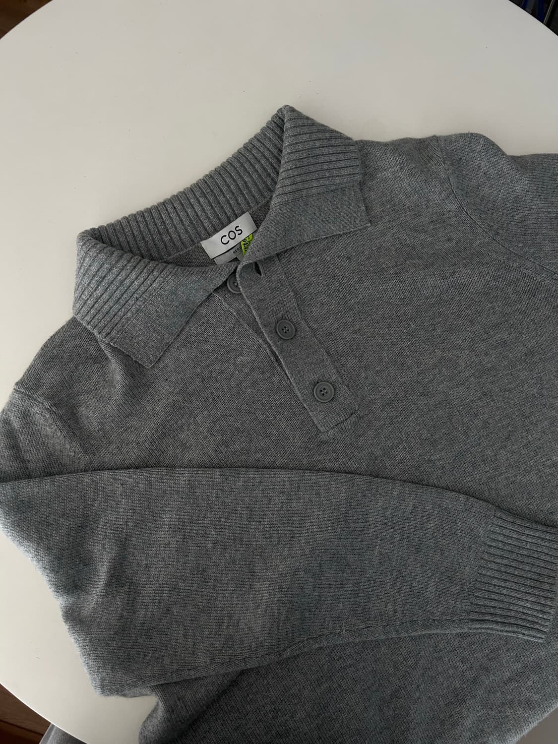 cos 코스 캐시미어 폴로 니트 셔츠 상품이미지3