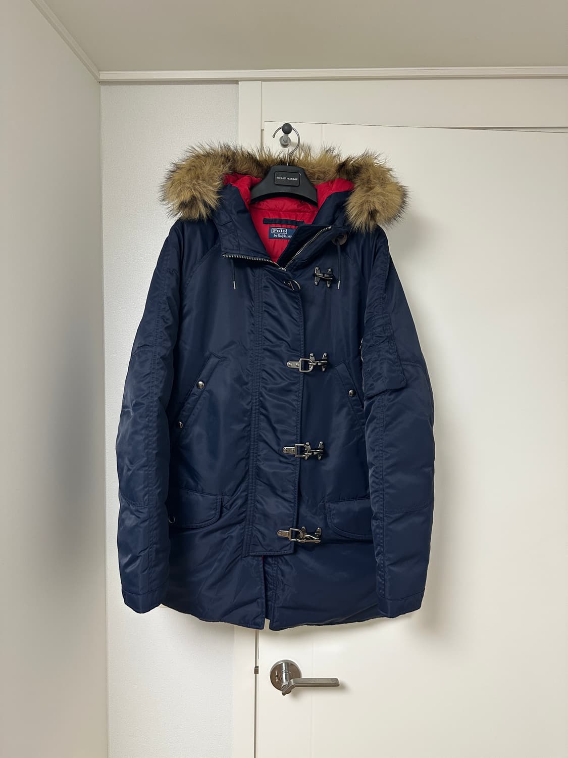 폴로 랄프로렌 코틀랜드 다운 파카 네이비 L 상품이미지5