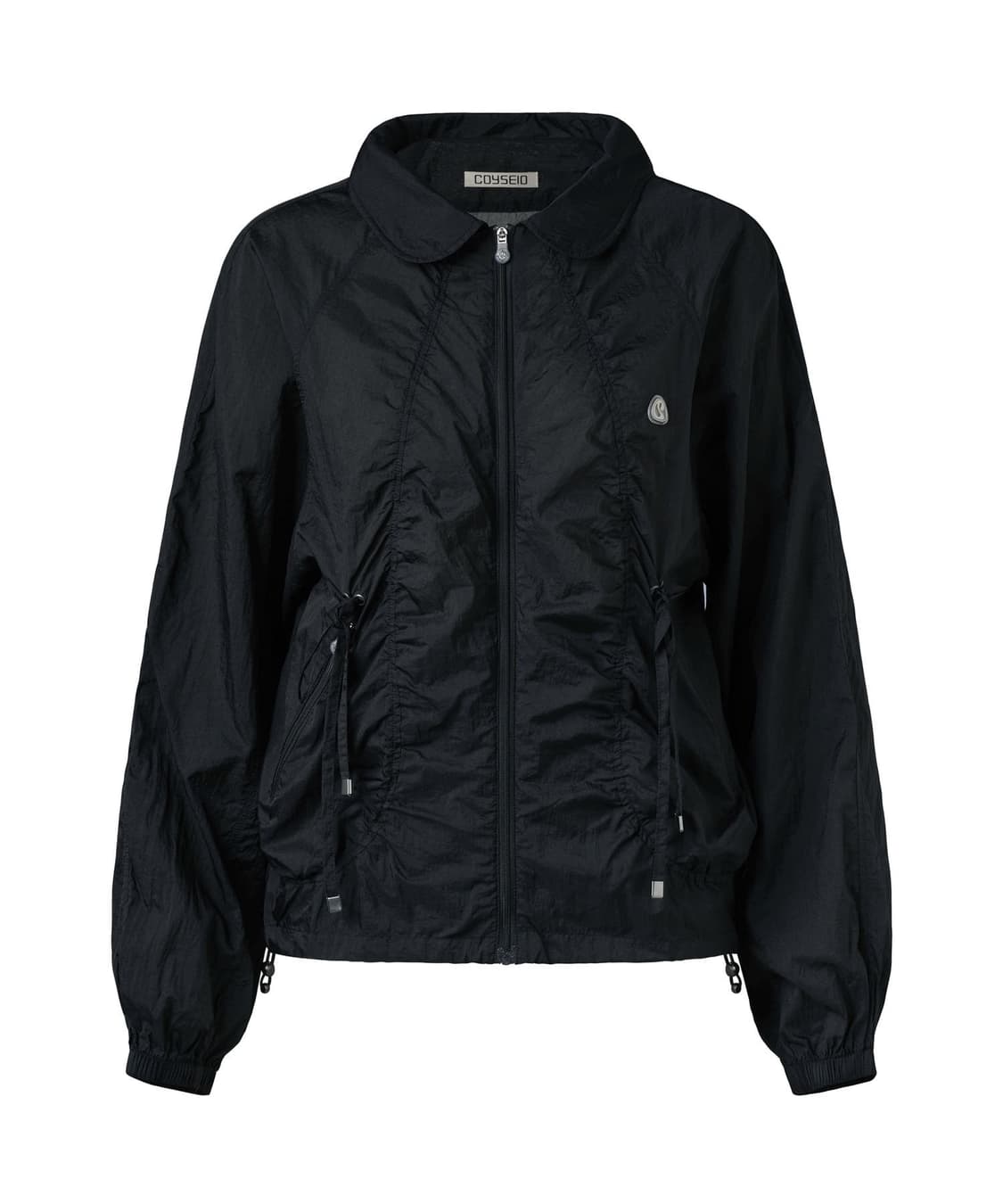 코이세이오 ROUND COLLAR RIBBON JACKET BLACK 상품이미지1