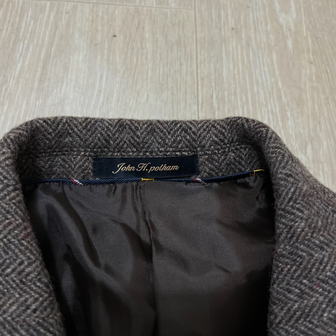 폴햄 남성 클래식 모직 정장 자켓 L/100 상품이미지4
