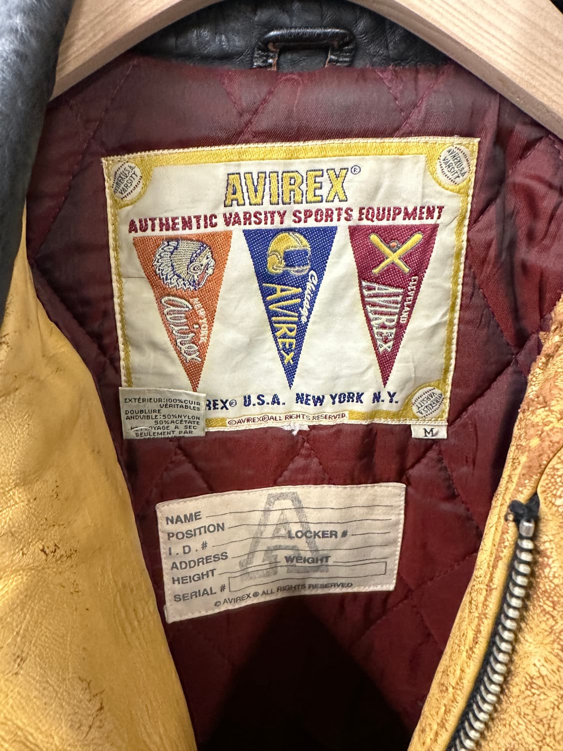 AVIREX) Sioux Chief 바시티 자켓 M 상품이미지8