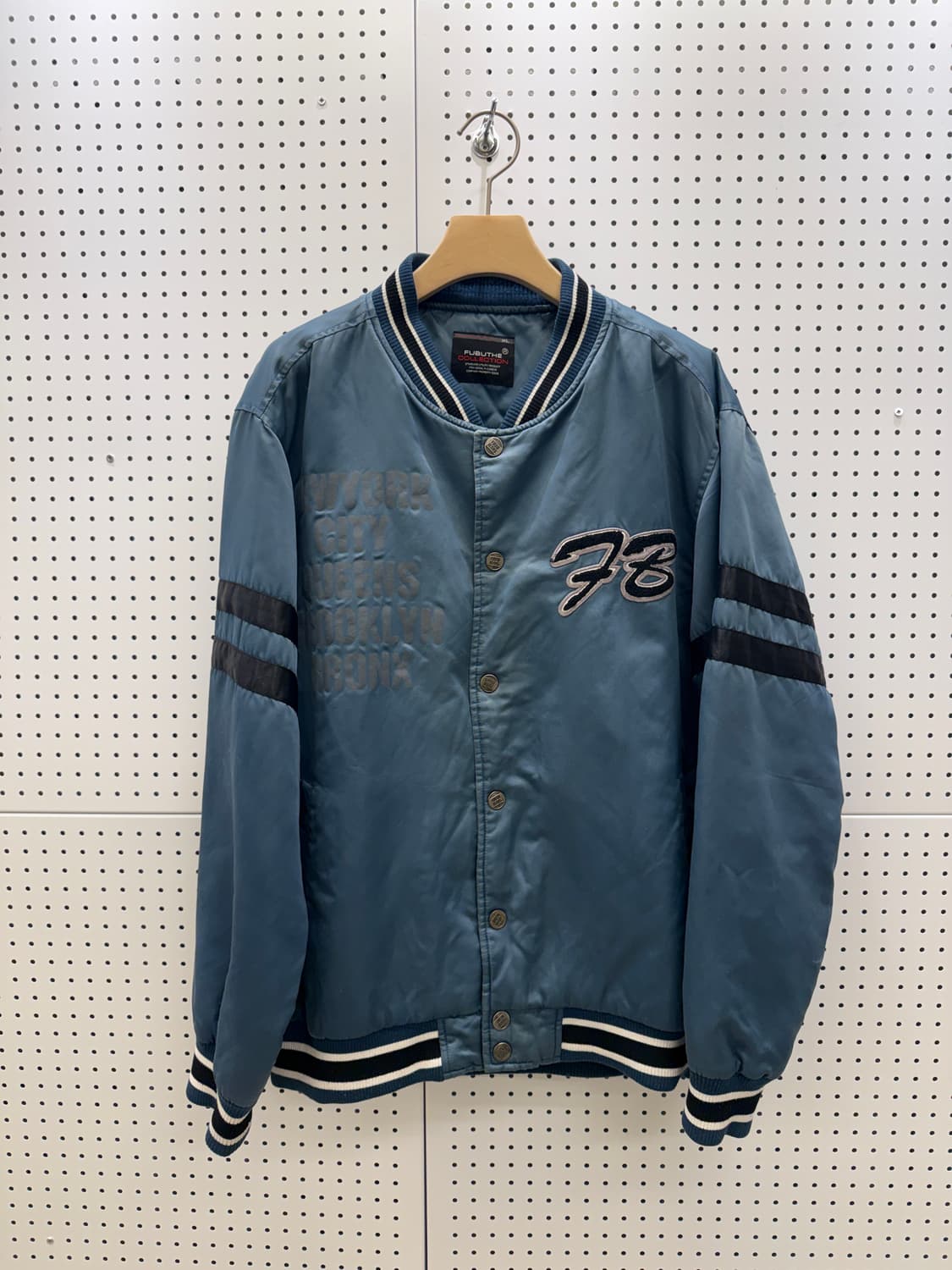 후부 FB 로고 바시티 자켓 U1078  상품이미지2