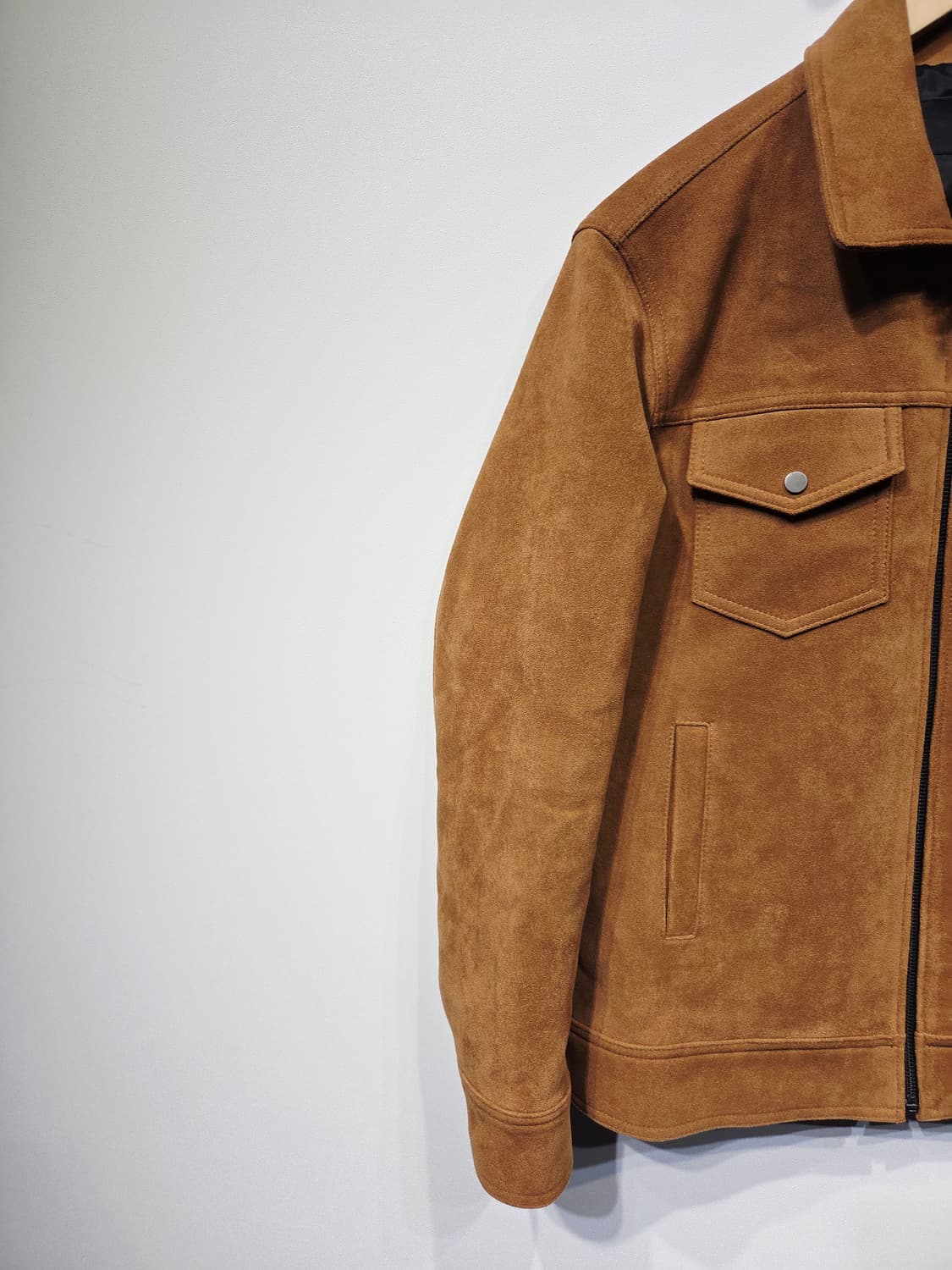 MINAV 미나브 스웨이드 브라운 자켓_L 상품이미지3