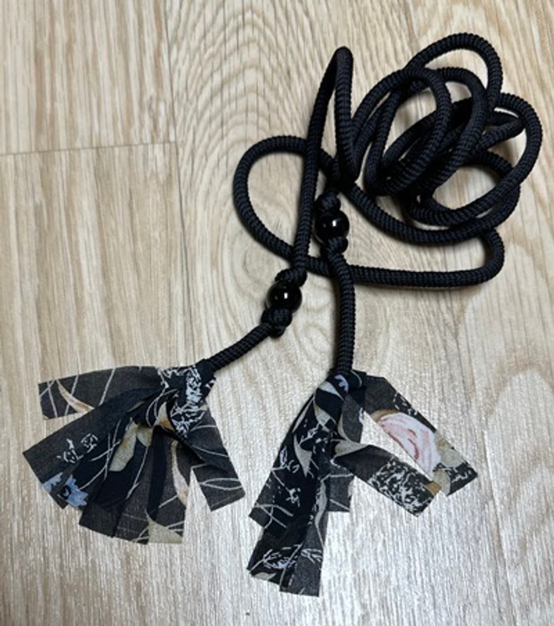 샤틴 쉬폰배색 롱니트 원피스 상품이미지10