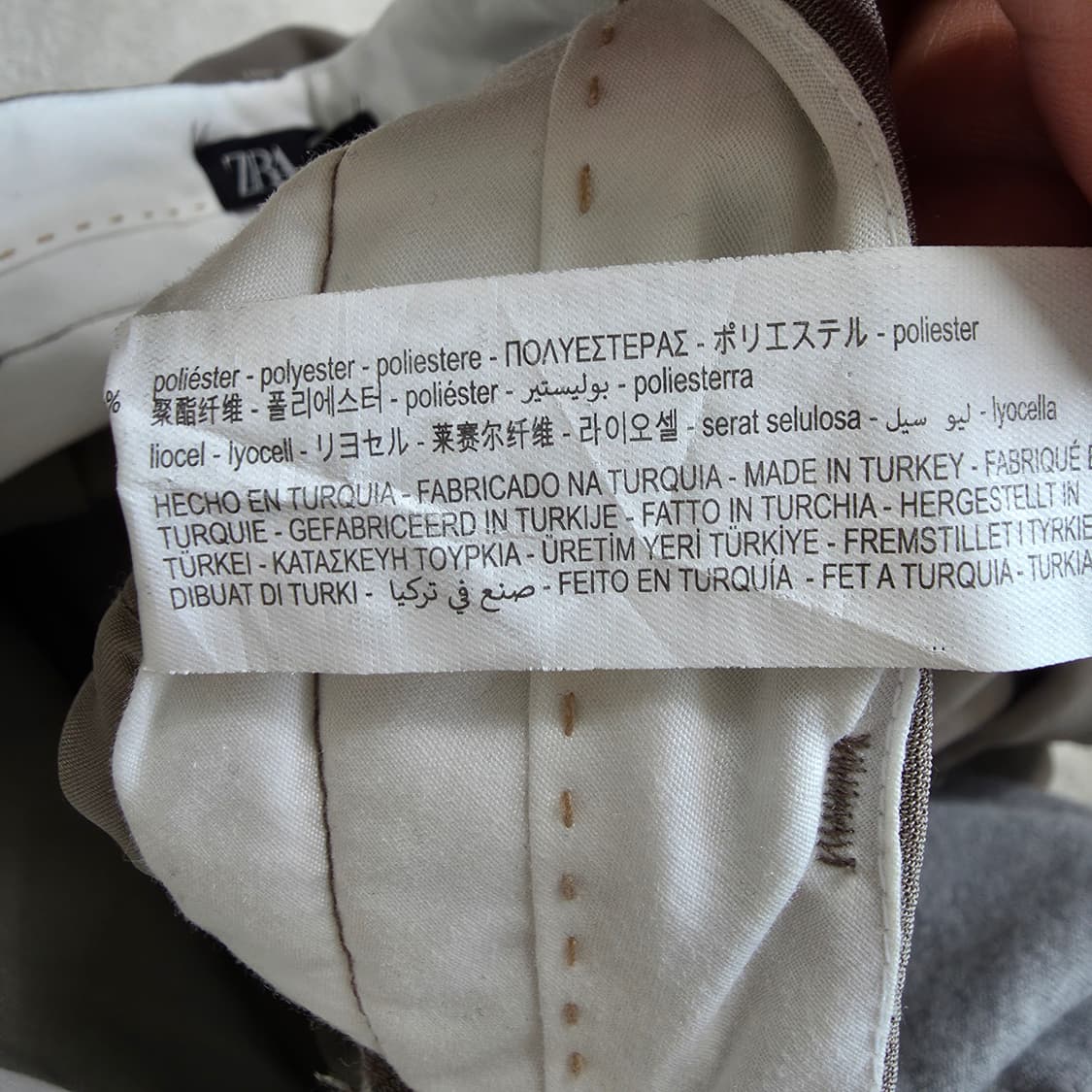 (S)여성 자라 원턱 와이드 슬랙스 팬츠 봄여름 상품이미지7