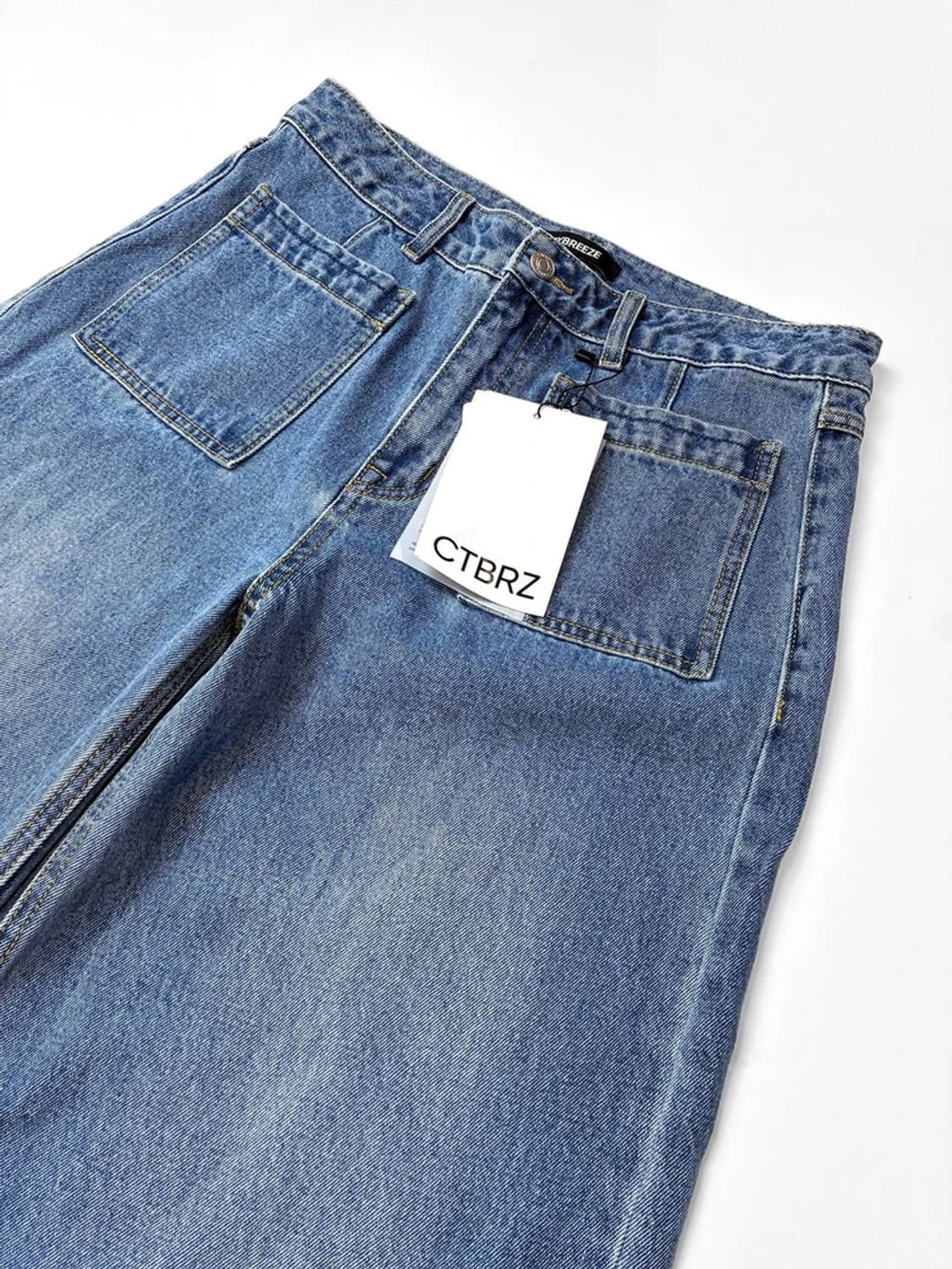 시티브리즈 25ss 포켓 와이드 데님 팬츠 PN5083 상품이미지2