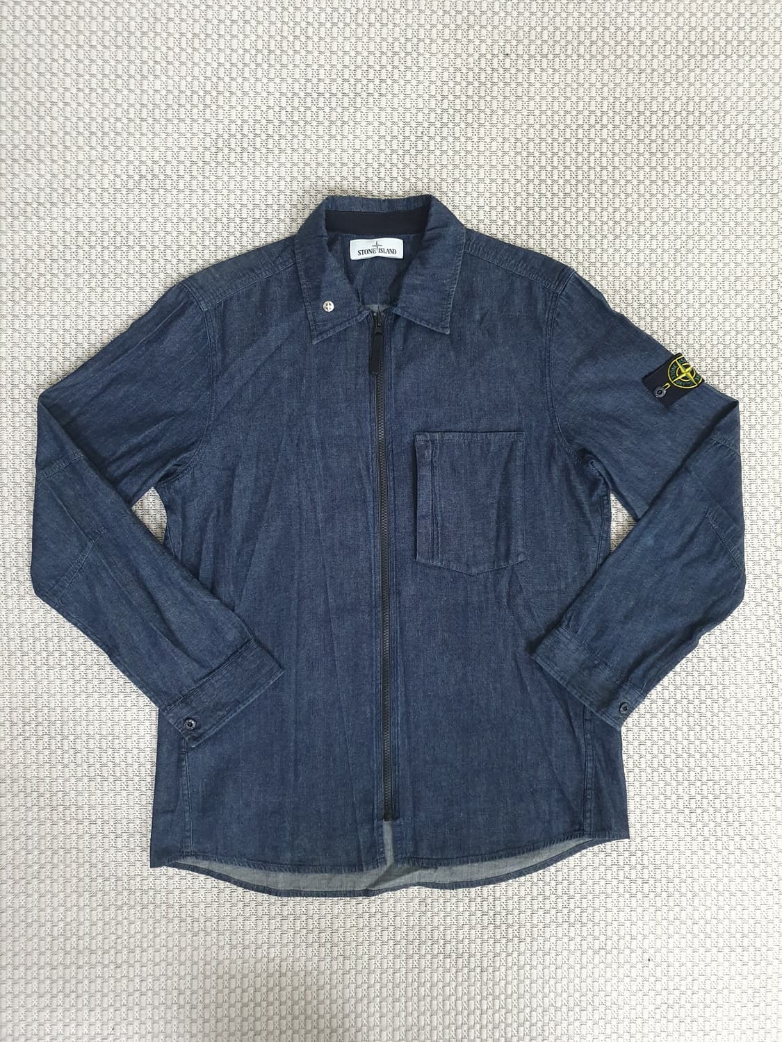 2017 스톤 아일랜드 데님 오버셔츠 상품이미지4