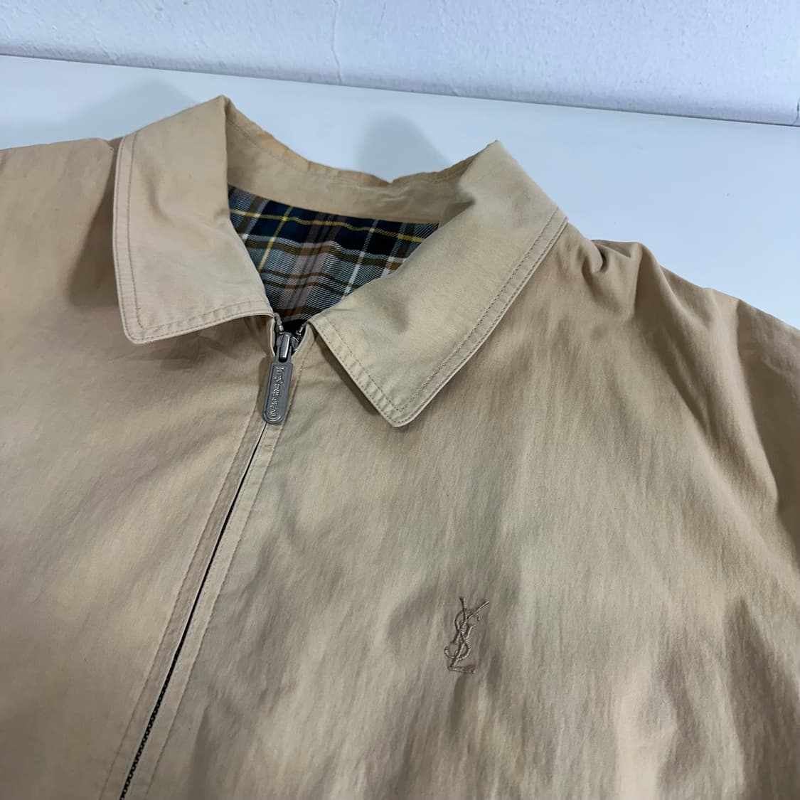 100 YSL 입생로랑 베이지 스윙탑 자켓 상품이미지3