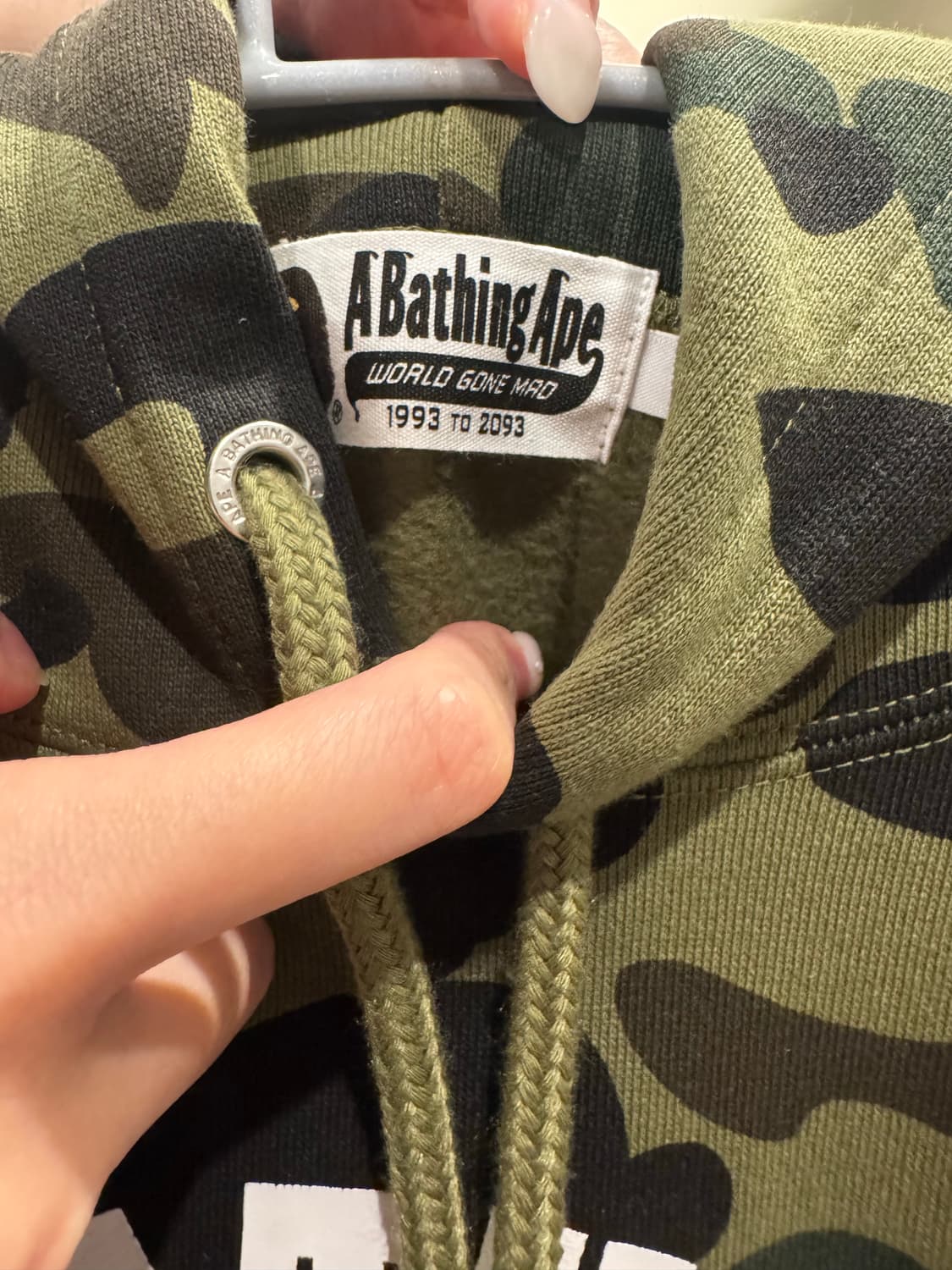 베이프 후드티 카모 상품이미지2