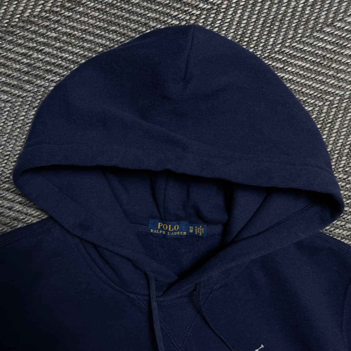 폴로 랄프로렌 우먼스 화이트 포니 후드 티셔츠 네이비y 5109 상품이미지5