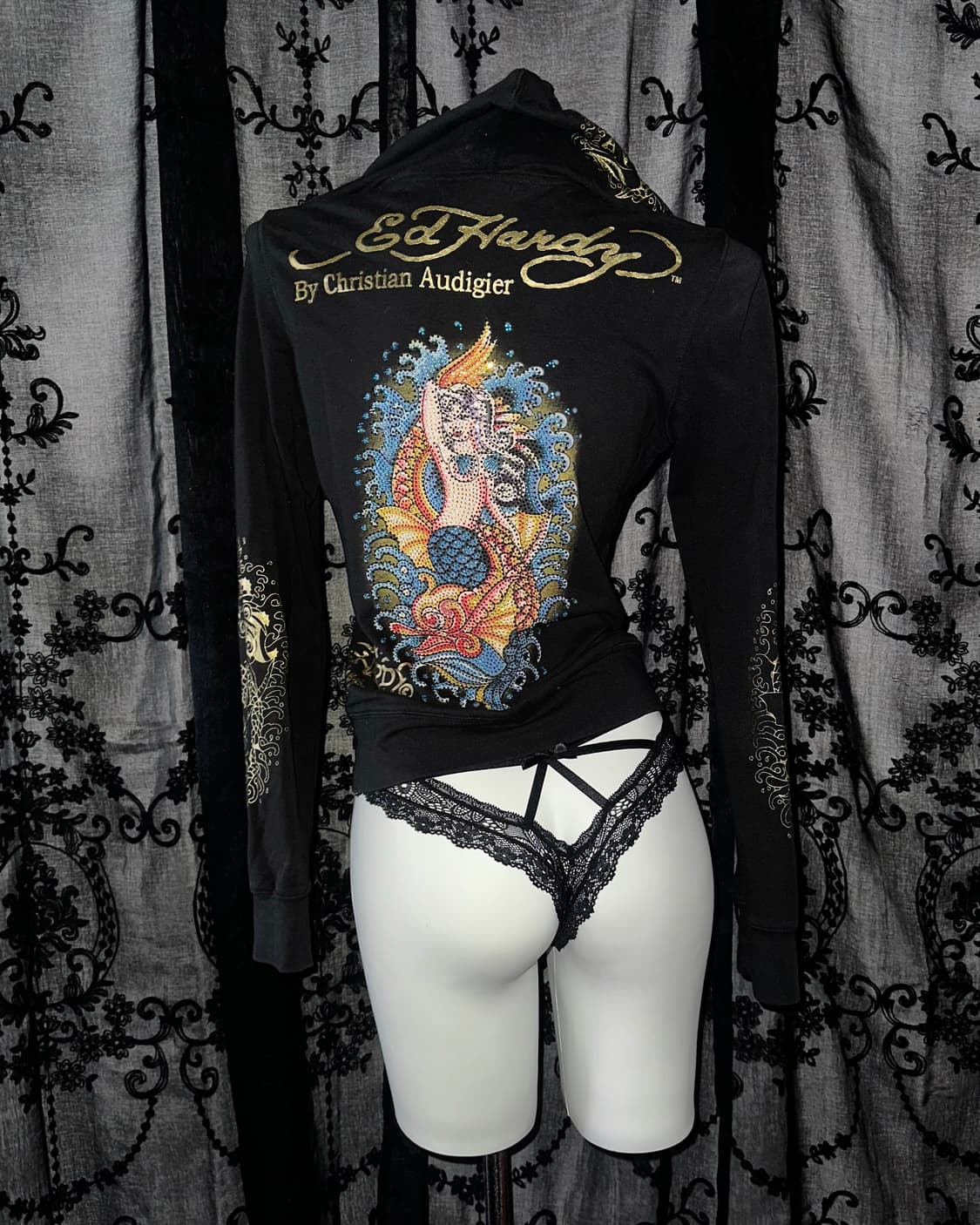 Black Cubic Hooded Zip-Up 상품이미지4