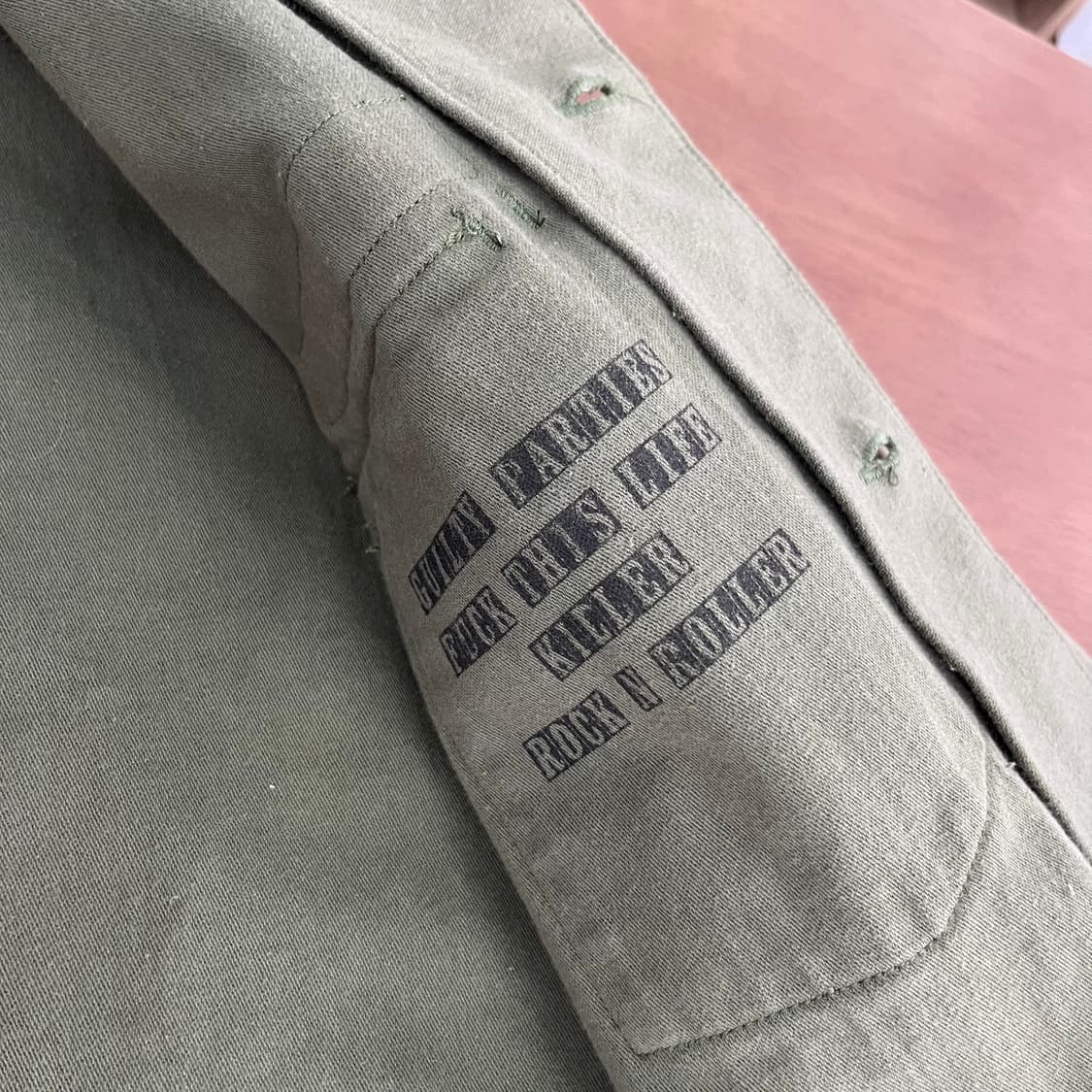 와코마리아 밀리터리 셔츠 S 상품이미지8