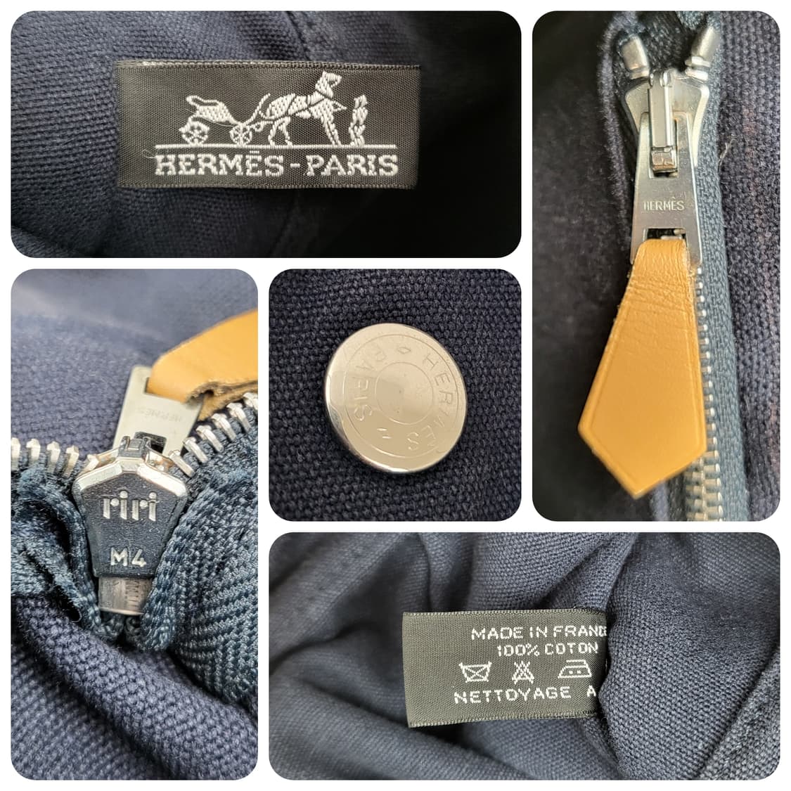 정품 에르메스 후루토 네이비 MM 토트백 상품이미지9