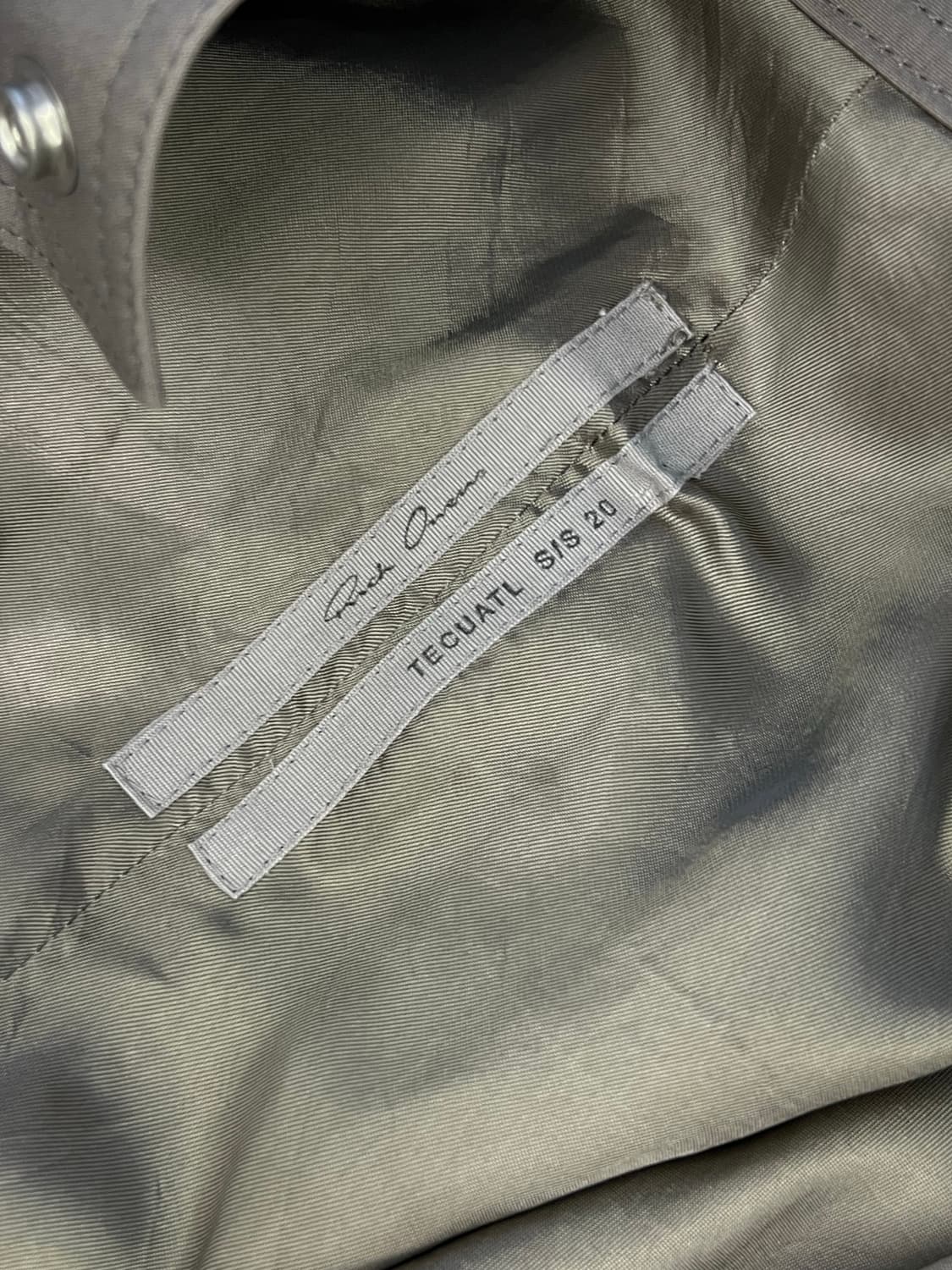 릭오웬스 20SS CREATCH  PEALAB 코트 DUST 상품이미지4