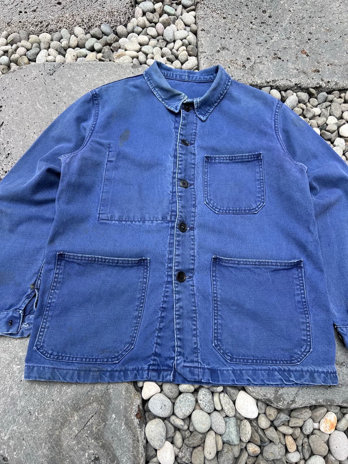 OLD VINTAGE WASHING BLUE 빈티지 프렌치워크자켓 상품이미지3