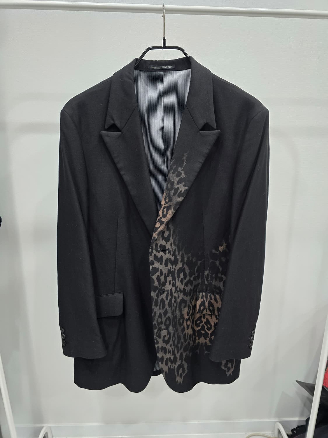 요지야마모토 뿌르옴므 레오파드 자켓 상품이미지1