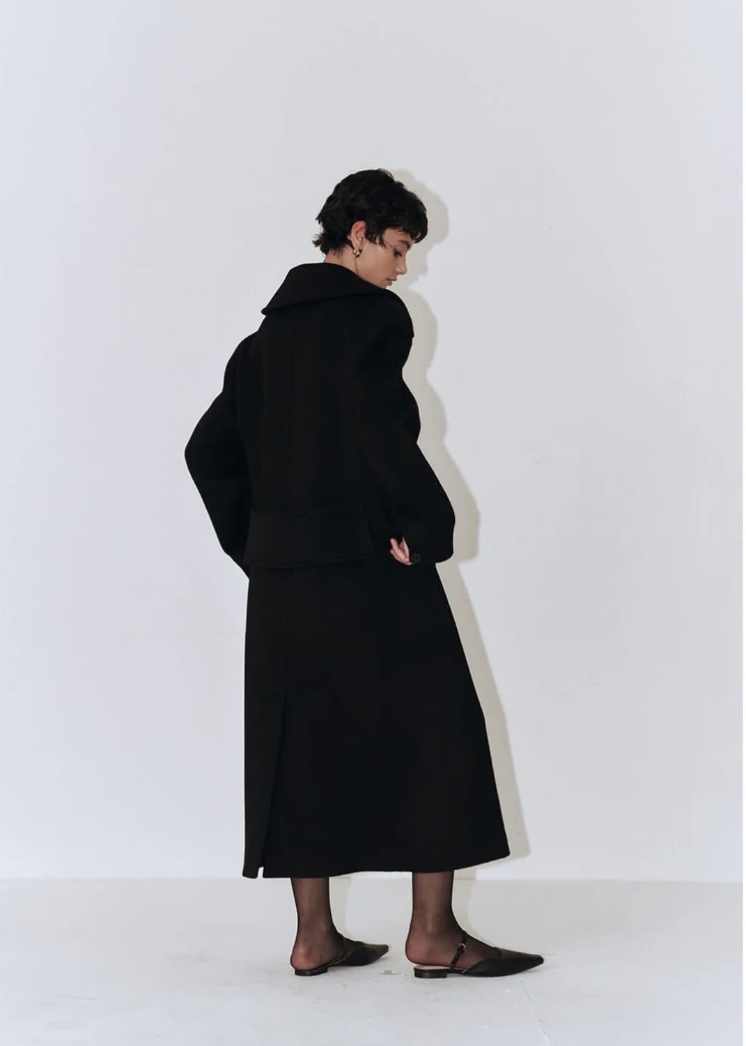 플로우먼 캐시미어 울 싱글 코트 Cashmere Wool Coat 상품이미지5