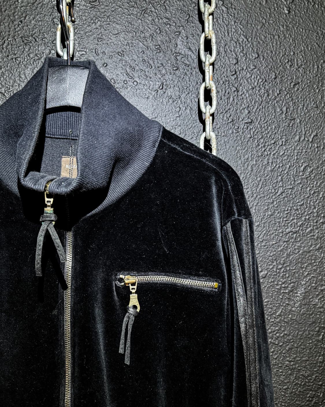 Black velvet Track Jersey 상품이미지3