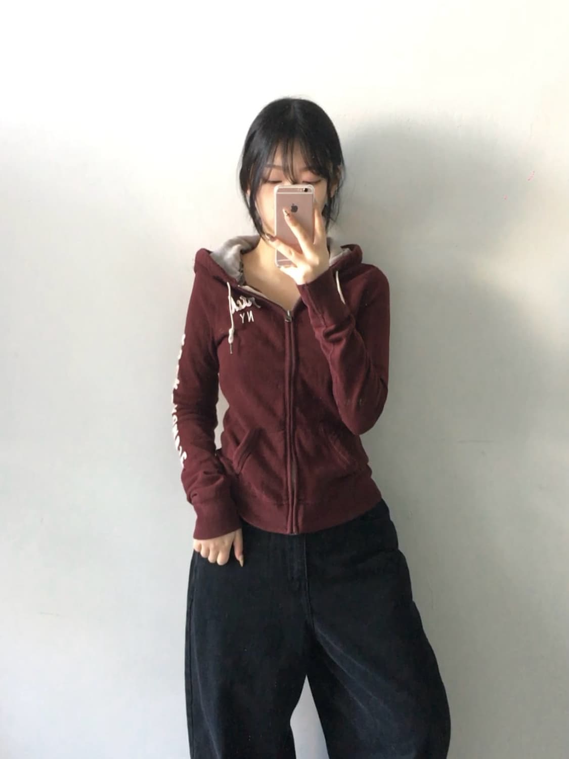 아베크롬비 자수패치 후드집업 상품이미지1