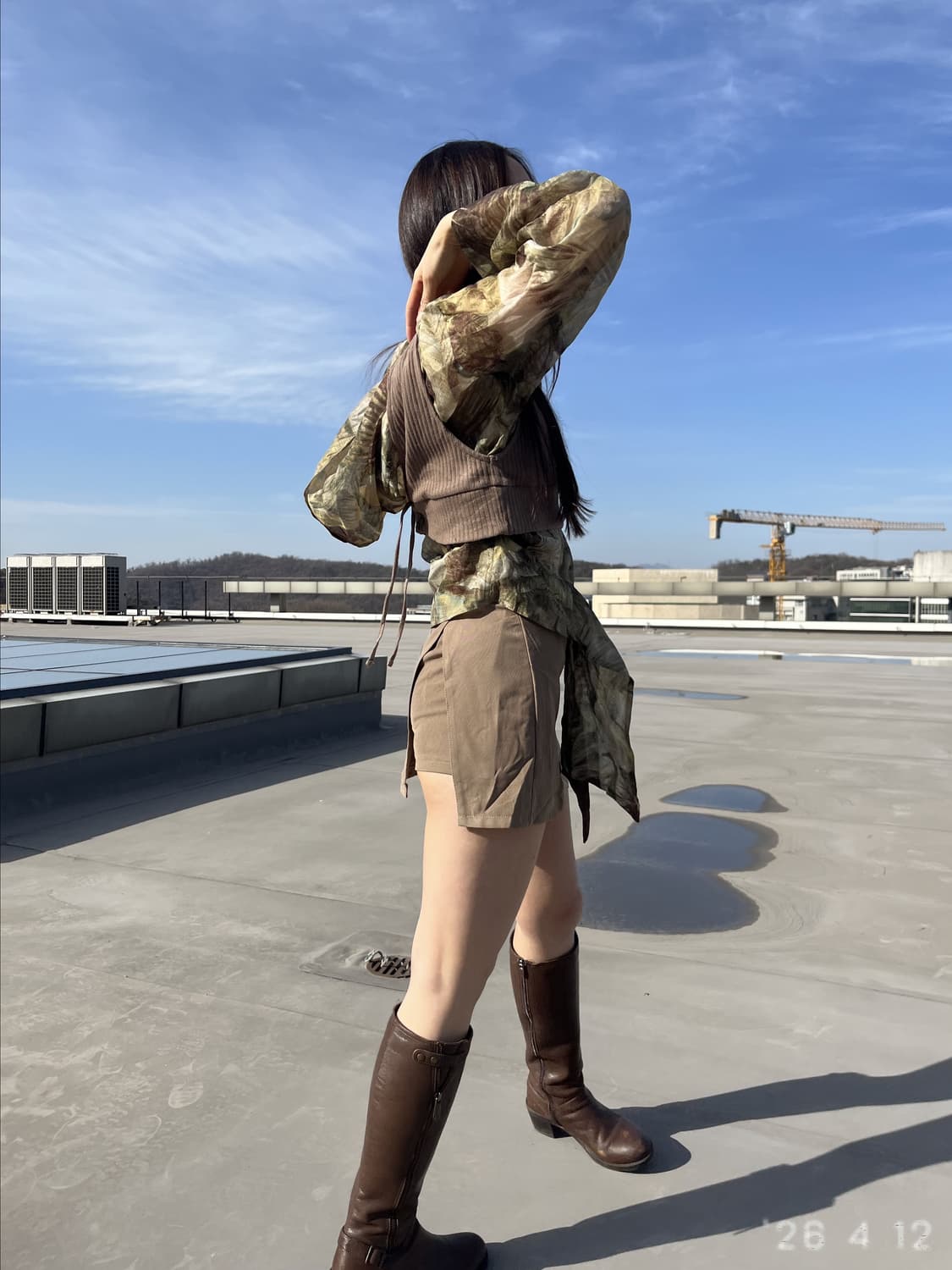 See-through Hood Top 시스루 후드 탑 상품이미지2