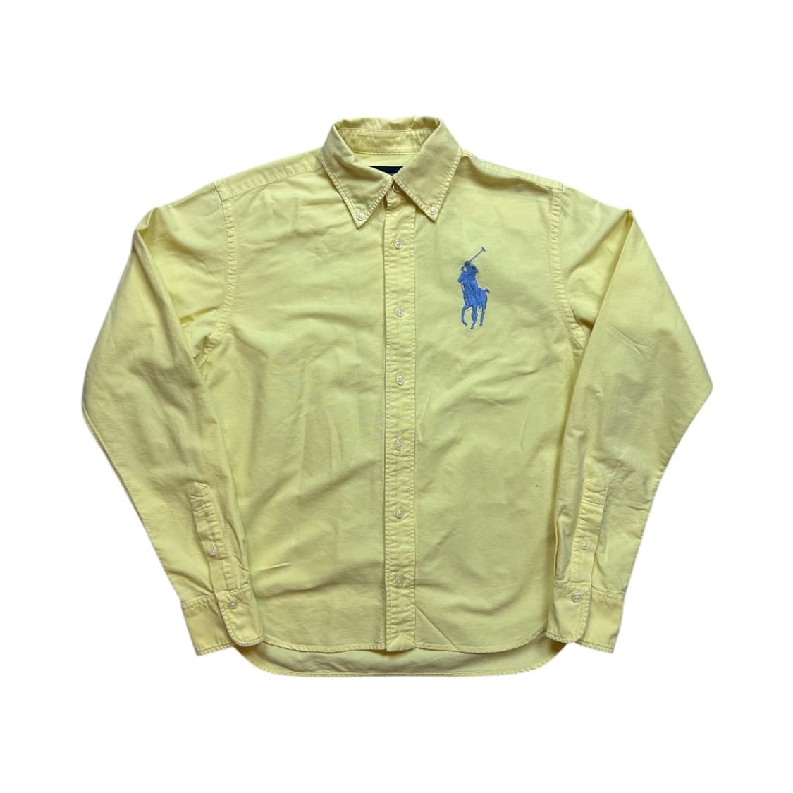 W-S) 폴로 랄프로렌 엘로우 자수 빅포니 긴팔셔츠 TS-020  상품이미지1