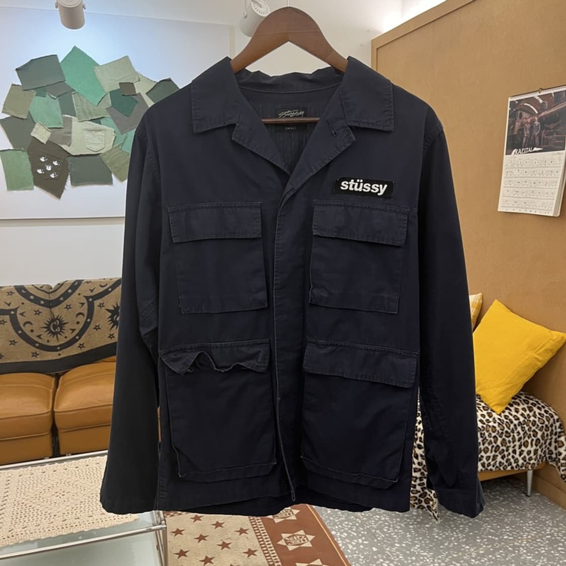 스투시 올드스쿨 멀티포켓 트러커 초어 워크 자켓 S C10259 상품이미지3