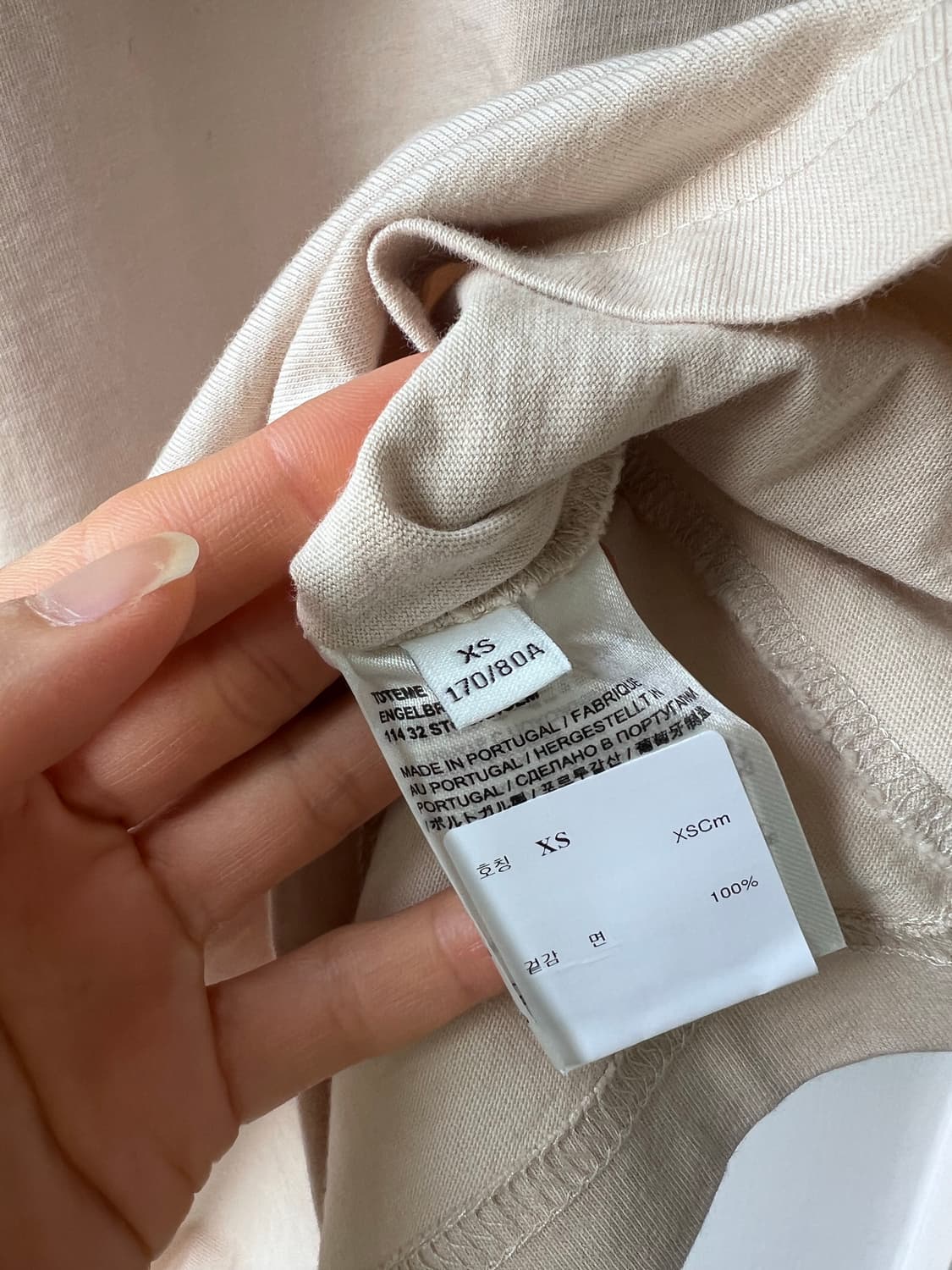 (새상품) toteme 오버핏 반팔 티셔츠 상품이미지4