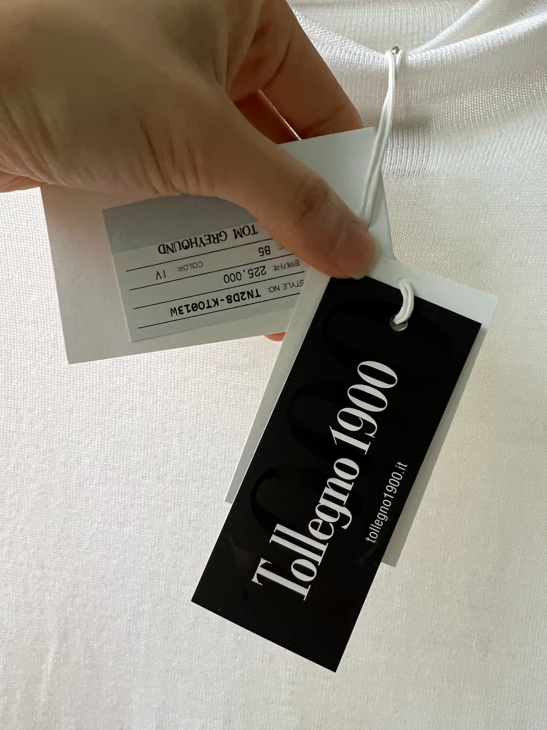 (새상품) 톰그레이하운드 울100 빈목 니트 상품이미지5