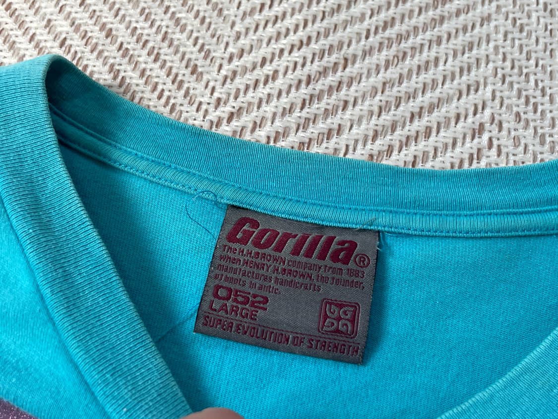 GORILLA 052 타임이볼브 빈티지 반팔티셔츠 J03386 상품이미지6