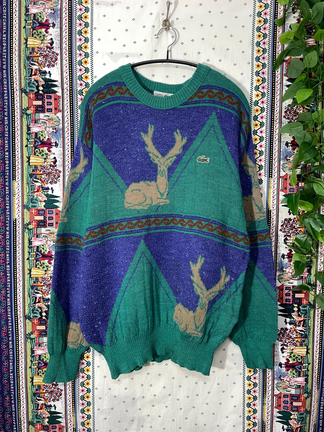90‘s 라코스테 울 니트 상품이미지1